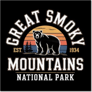 Great Smoky Mountains National Park Mens Womens Hiking Posters and Art
